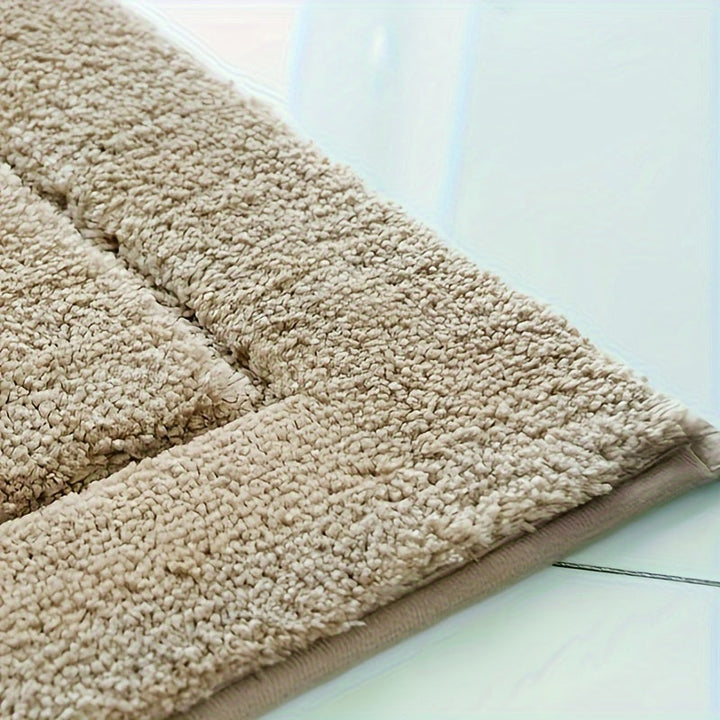 3-delad ultrafin fiber badrumsmattor set – snabbtorkande och absorberande