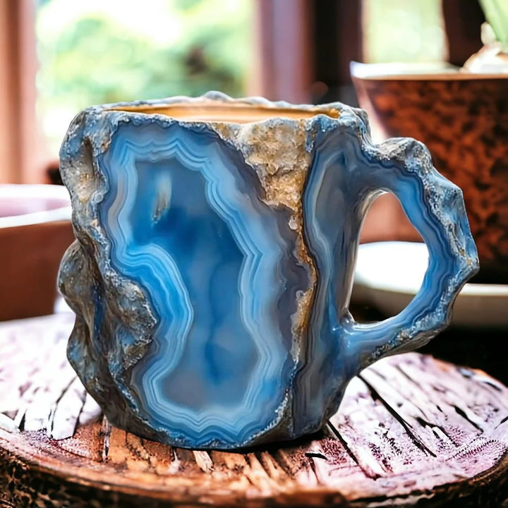 Carvallo GlaceCup | Handgjord &amp; Mineral Kristall | Isolerande &amp; Mikrovågssäker | 350–450 ml