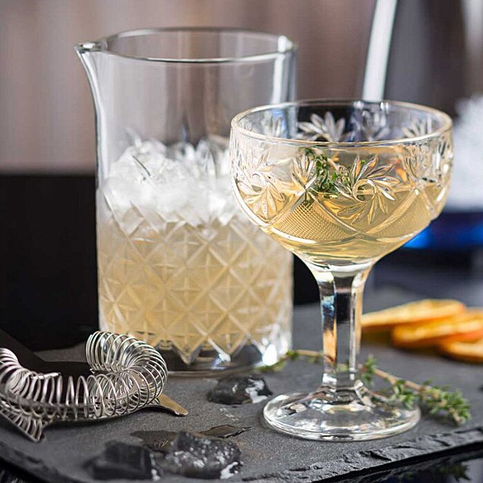 Cocktailset med Blandningsglas – 4-delars Mixologiset för Drinkar &amp; Hemmabar