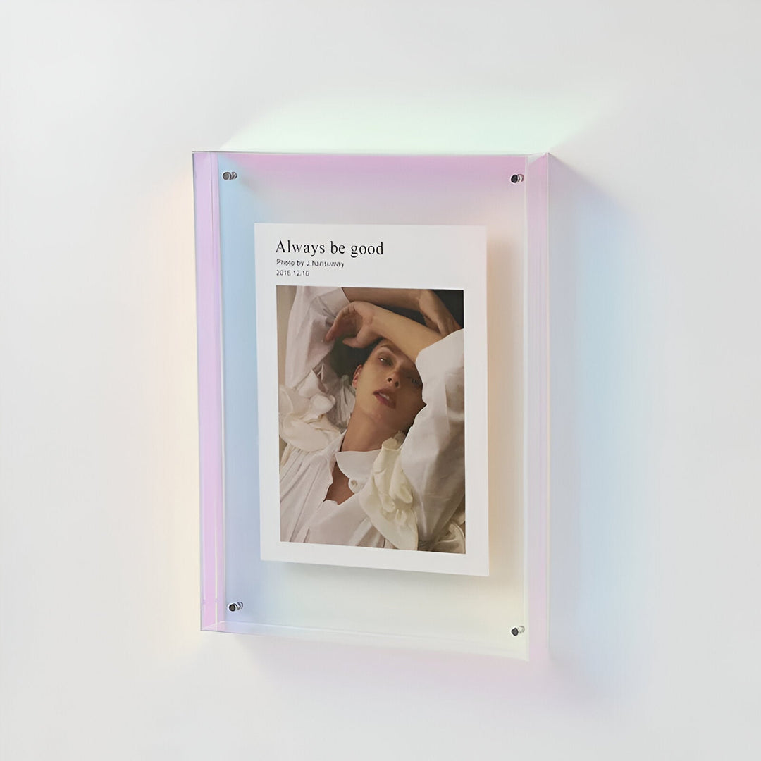 Carvallo – Transparent Foto Ram med Modern Minimalistisk Design