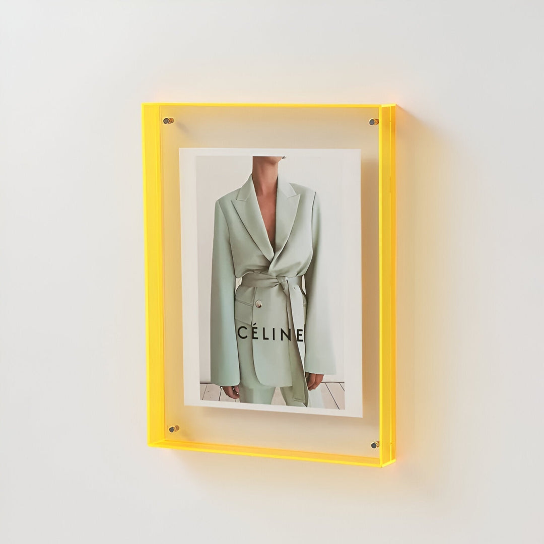 Carvallo – Transparent Foto Ram med Modern Minimalistisk Design