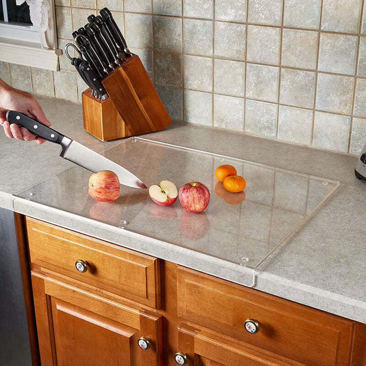 ClearGuard Pro: Transparent, Hållbar och Hygienisk Skärbräda för Ditt Kök – Repfria och Lätta att Rengöra