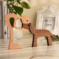 Carvallo – Handgjord Träskulptur för Hundkärlek och Förbindelse