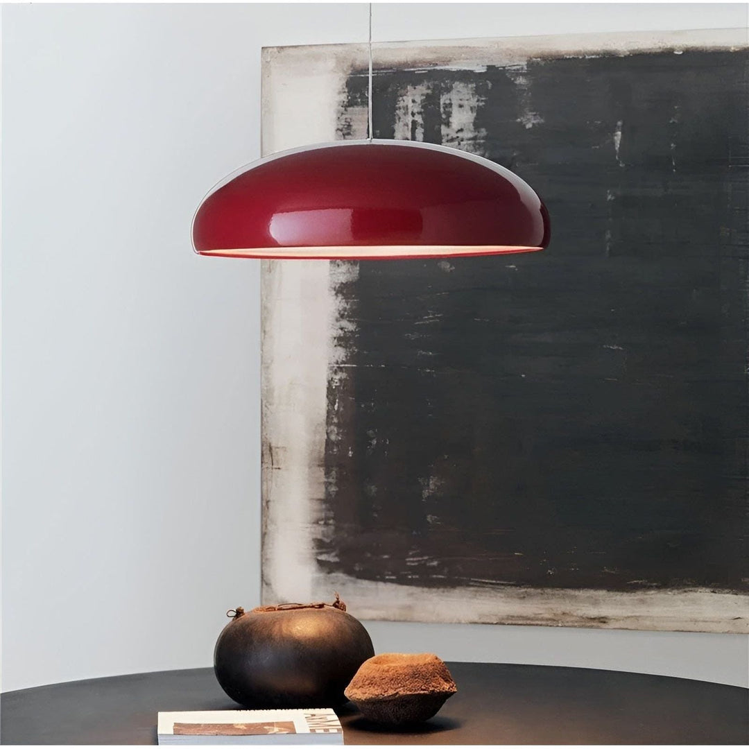 MacaronGlow Lampa - Glänsande LED Nordic Macaron Rund Hänglampa