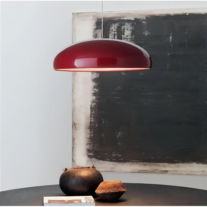 MacaronGlow Lampa - Glänsande LED Nordic Macaron Rund Hänglampa