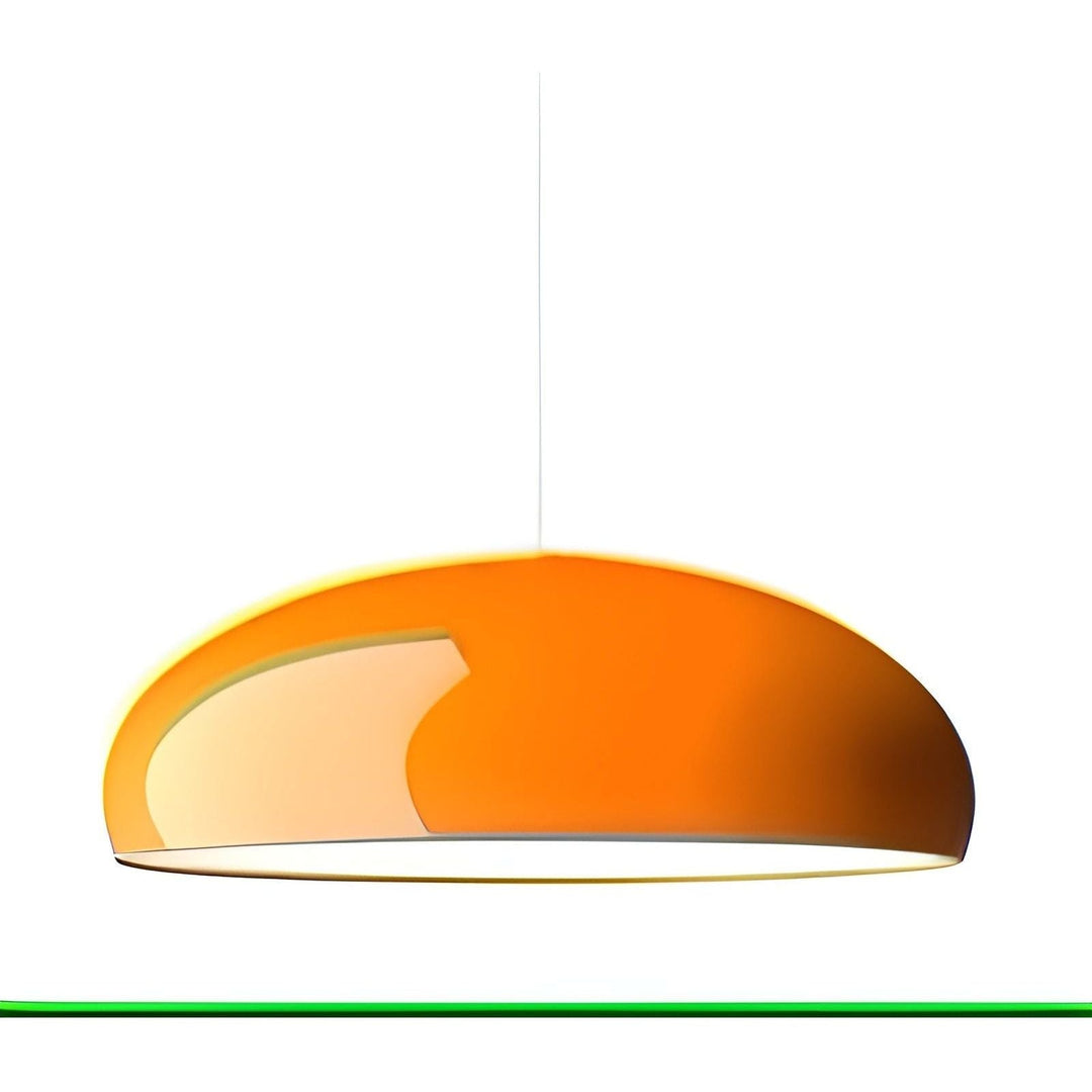 MacaronGlow Lampa - Glänsande LED Nordic Macaron Rund Hänglampa