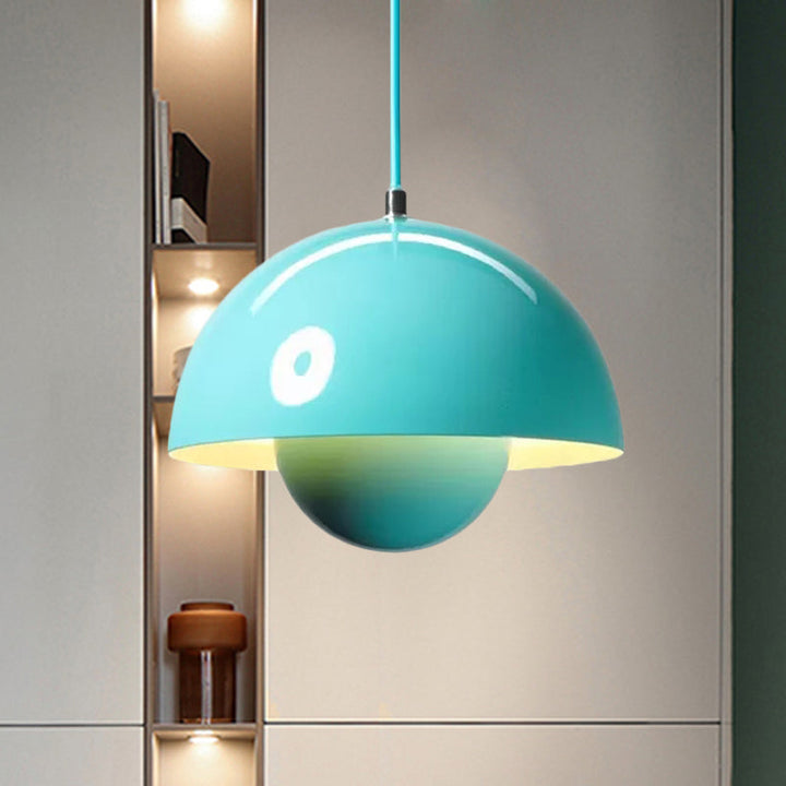 Pendellampa Modern Metallkupol Taklampa