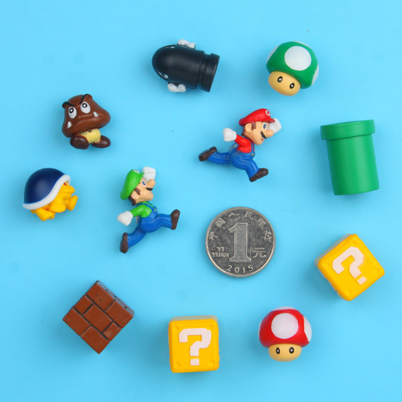 Super Mario Kylskåpsmagneter – För Glädjande Kök Dekoration