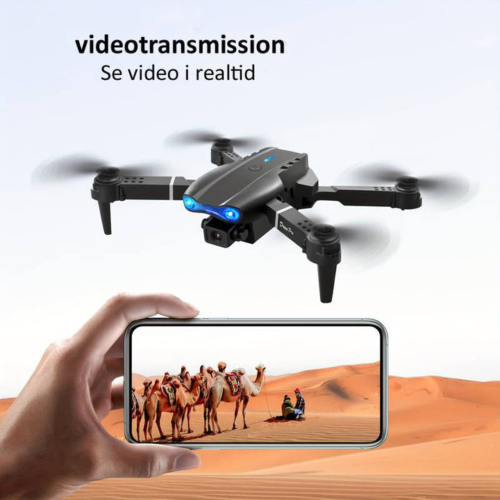 SkyCapture - Drönare med dubbel kamera med 4K UHD för fantastiska luftbilder