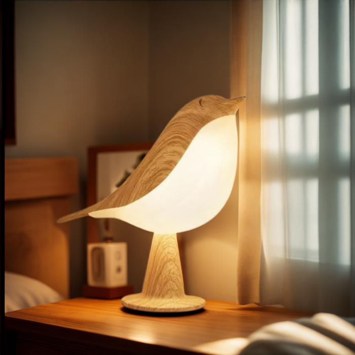 LumiBird – Lugnande nattlampa med fågelsiluett