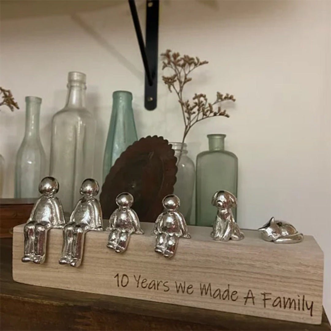 Skulptur av den Eviga Familjen | Symbolik av Kärlek och Bindning