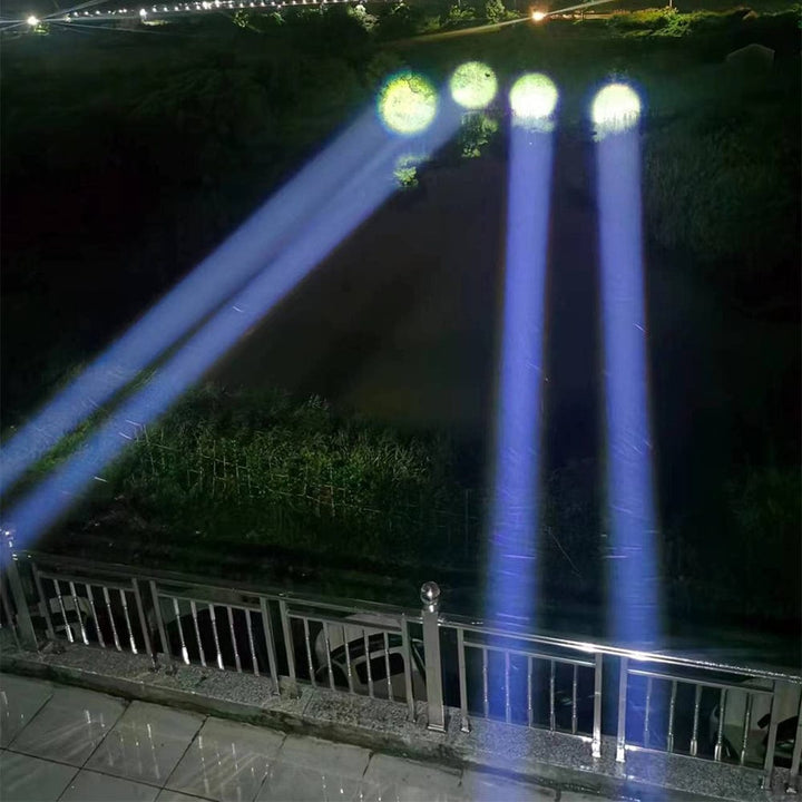 Carvallo – Kraftfull 10,000 Lumen ficklampa med Power Bank-funktion och lång räckvidd