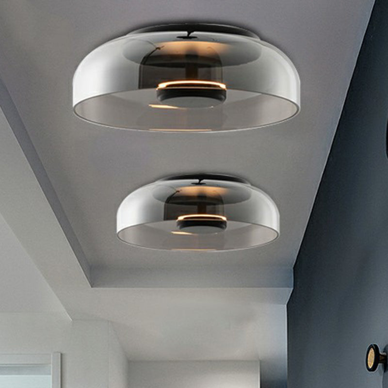 Elegant LED Glas Taklampa