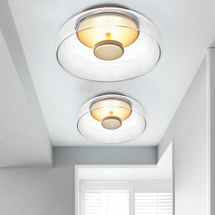 Elegant LED Glas Taklampa