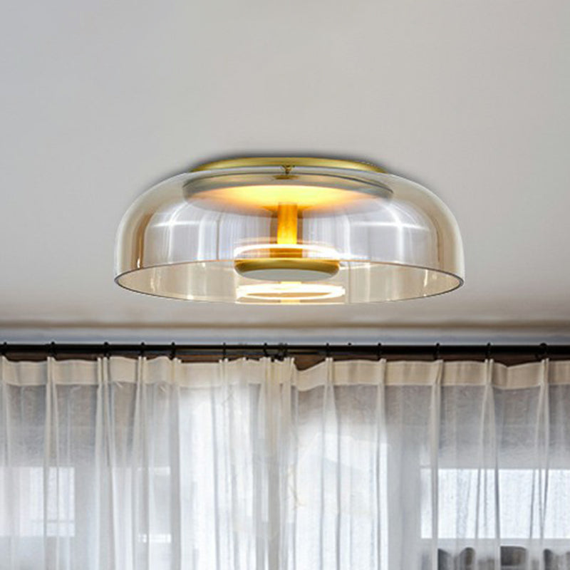Elegant LED Glas Taklampa