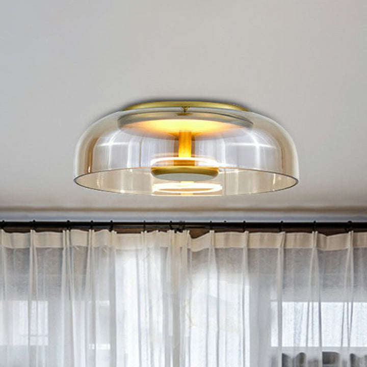Elegant LED Glas Taklampa