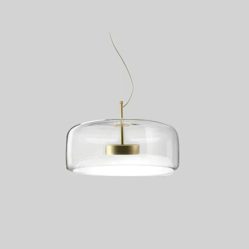 Pendellampa Glas LED Modern Takarmatur