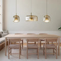 Pendellampa Glas LED Modern Takarmatur