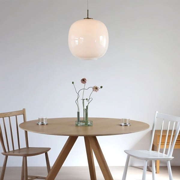 Pendellampa Opalglas Modern Taklampa