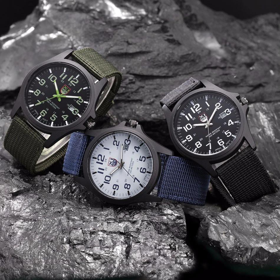 Militärstil Vattentät Analog Armbandsur