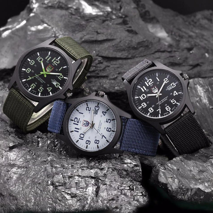 Militärstil Vattentät Analog Armbandsur