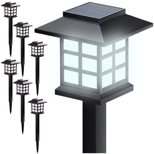 Alex solcellsdriven trädgårdslampa 6 st.