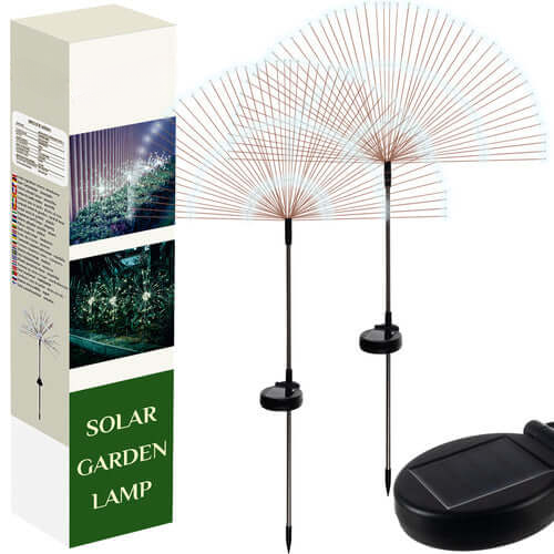 Solcellsdriven trädgårdslampa