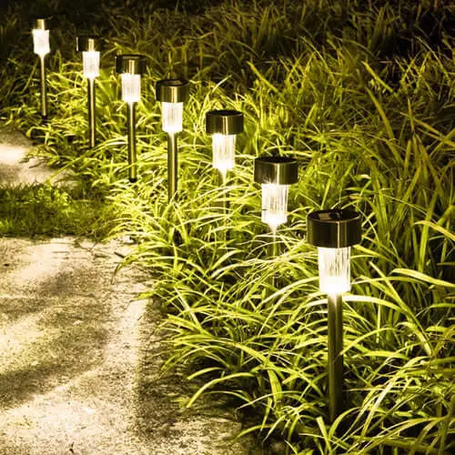 Flexi Garden trädgårdsbelysning med solceller - 10 st.