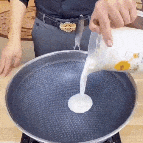 Royallure Rostfritt Stål Non-Stick Stekpanna – 30 cm, Jämn Värme &amp; Hållbar Yta
