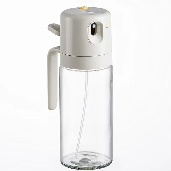 Oljeflaska 2-i-1 för sprej och hällning, automatisk, 550 ml, varmgrå