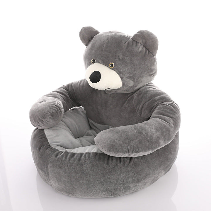 Cozy Bear Kattsoffa Mjuk Kramig Bedårande Kerseymer Tyg