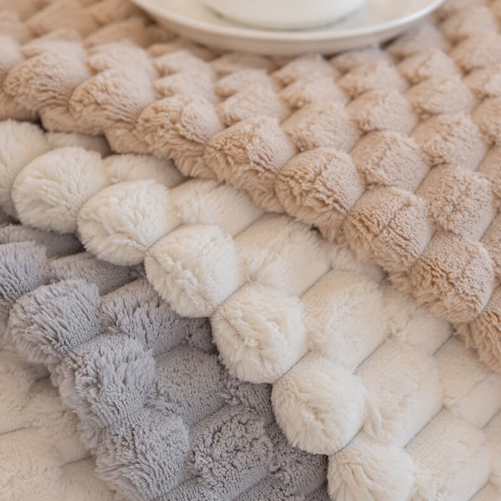 Honeycomb Plush Tjocknon-slip Sofföverdrag för Husdjur