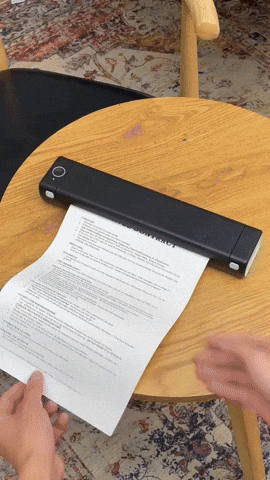 Royallure Pocket Thermal Printer – Kompakt bläckfri, Bluetooth Skriv ut var som helst