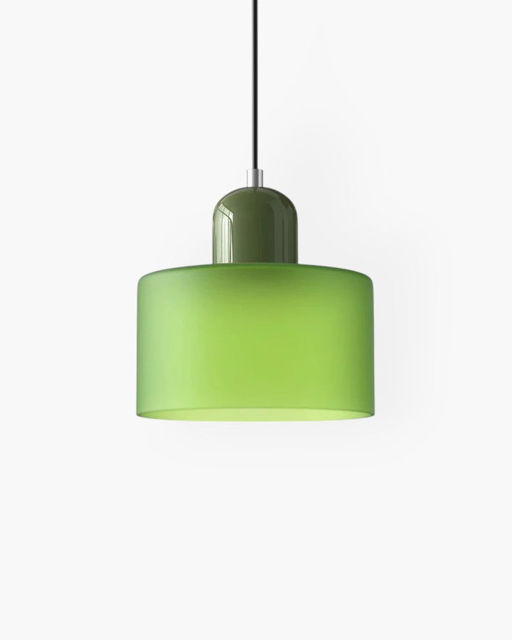 Formiva Pendel Lampa | Retro Modern Glas Skärm | Ambient E26 Belysning | Hårdkopplad Takarmatur