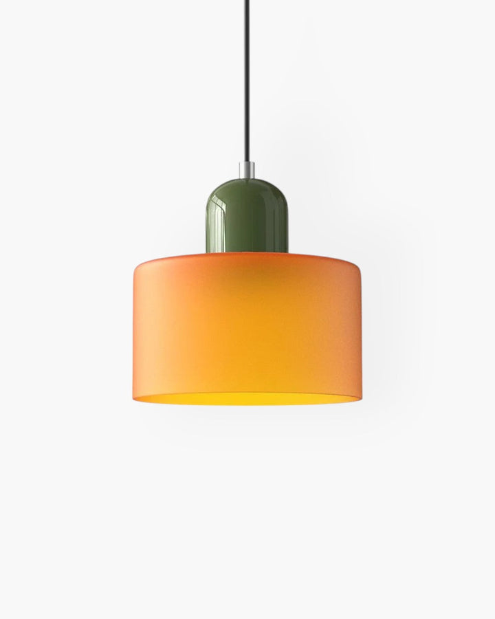 Formiva Pendel Lampa | Retro Modern Glas Skärm | Ambient E26 Belysning | Hårdkopplad Takarmatur