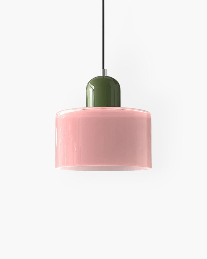 Formiva Pendel Lampa | Retro Modern Glas Skärm | Ambient E26 Belysning | Hårdkopplad Takarmatur