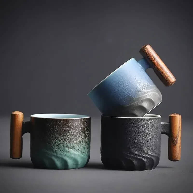 Rustika Keramikmuggar – Handgjorda Kaffemuggar i Bohemisk Design
