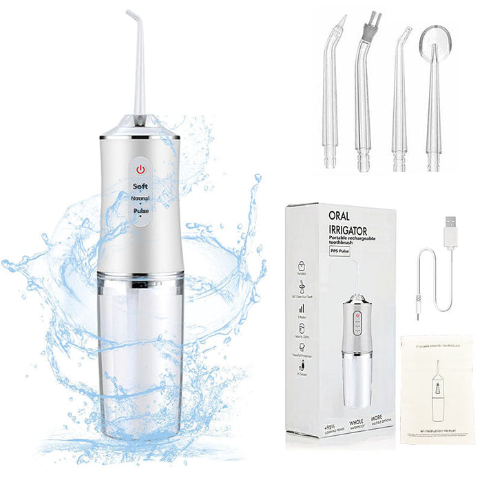 Trådlös Vattentandtrådsapparat – Bärbar Uppladdningsbar Oral Irrigator för Djup rengöring