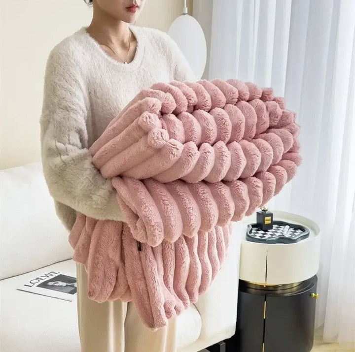 CozyCloud Luksusfilt – Mjuk, Varm och Stilren