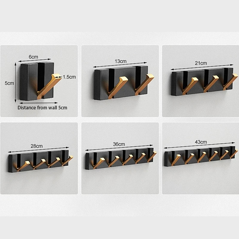 Carvallo – Lyxig Fällbar Väggkrok med Minimalistisk Elegans