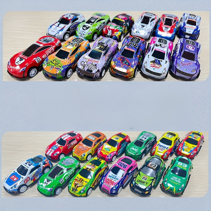 Leksaksbil Utlösare Set Manuell Racing Bana