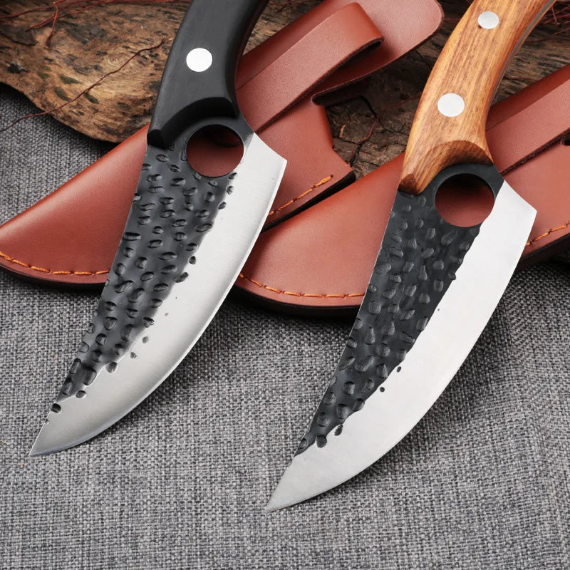 Japansk Kockkniv – Premium Kökskniv i Rostfritt Stål för Precision &amp; Kontroll