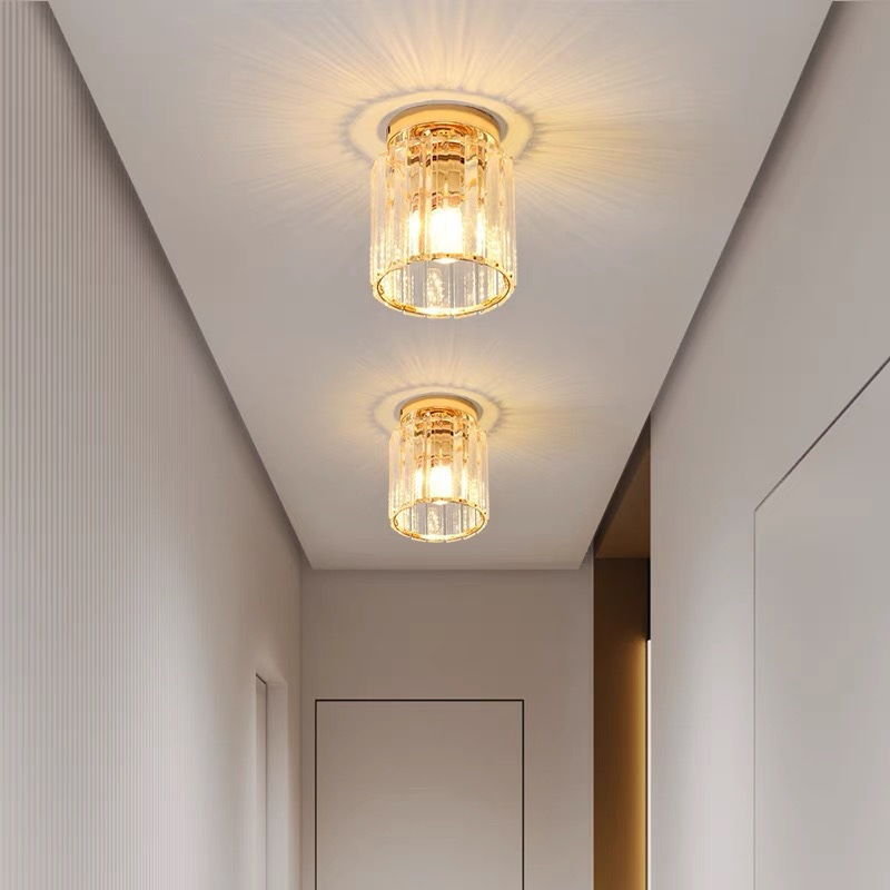Taklampa Kristall Flush Mount Modern Armatur