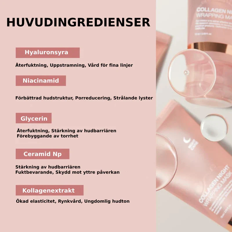 Nordicglow kollagenboost nattmask