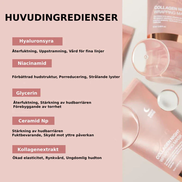 Nordicglow kollagenboost nattmask