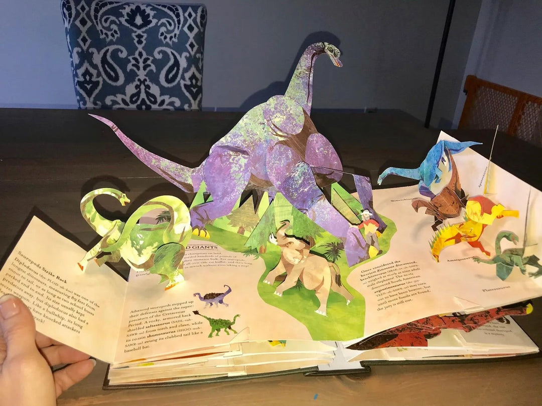 3D-dinosauriebok – interaktiv förhistorisk resa för barn och vuxna