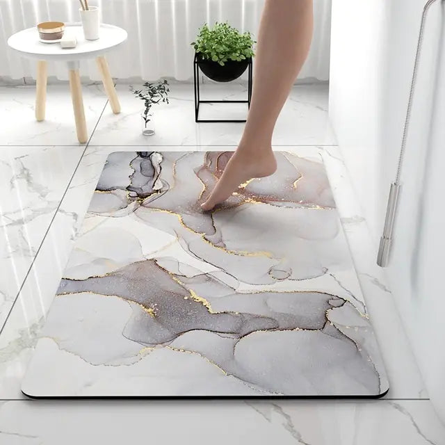 AquaArt Lyx Badmatta - Vattensugande och Snabbtorkande