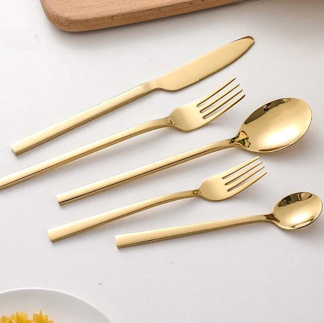 Bestickset Rostfritt Stål Modern Silver 30 delar