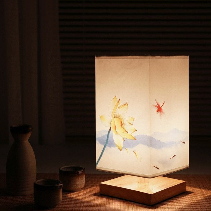 Japansk-skandinavisk bordslampa