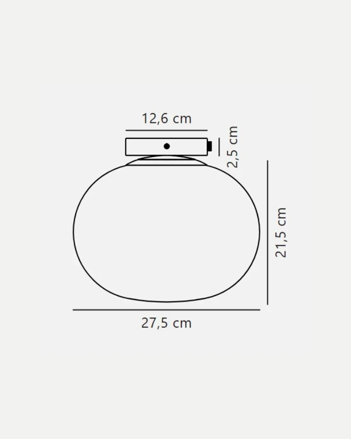 Luxora Alton Taklampa Modern Glas Skärm Armatur